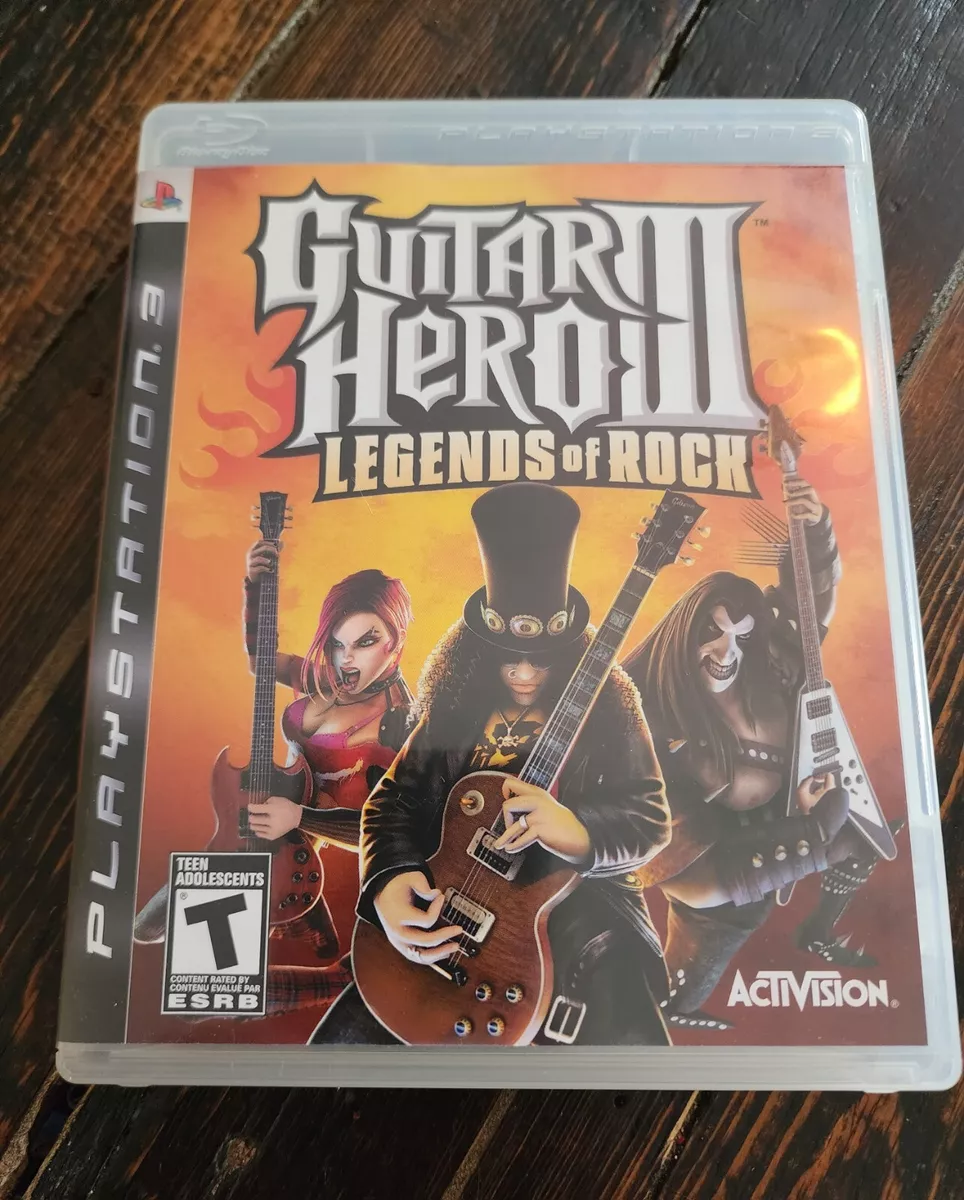 Guitar Hero 3 III Legends Of Rock Sony PlayStation 3 PS3 eBay