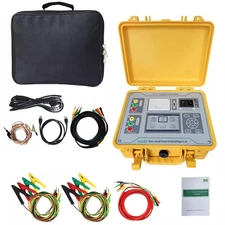 Automatic TTR Transformer Turns Ratio Tester  3 Phase Ratio HV PT Ratio Tester