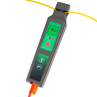 Optic Fiber Identifier + VFL + LED Light OFI Live Fiber Identifier Detector 900-