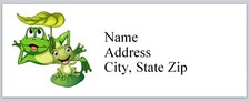 Personalized Address Labels Frog Mum  Baby P 613 