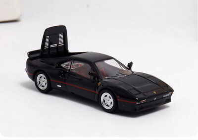 Hone Model 1/64 Scale Ferrari 288 GTO Black Diecast Car Model Toy