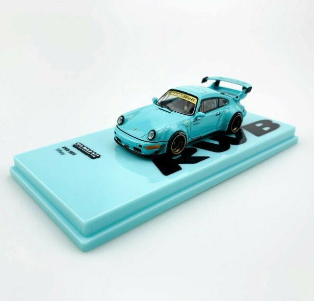 Tarmac Works T64-037-TIF 1/64 Scale RWB Porsche 964 Tiffany Teal
