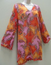 New Long Sleeve Multi Color Dresses Floral Pattern In Sizes S-M