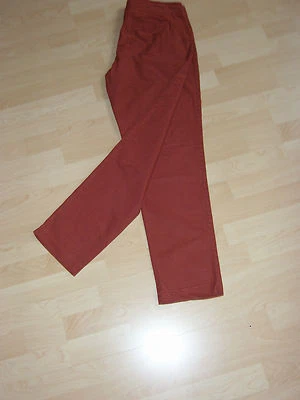 Denim & Co. Damen Hose Gr.38 rostrot 100 % Cotton - Bild 1 von 3
