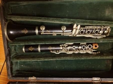 Rare Vintage G. Leblanc Enhanced Boehm A Clarinet--Serviced & Repadded, Nice!