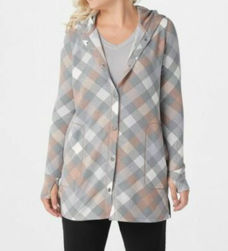 Cuddl Duds Comfortwear Snap Front 