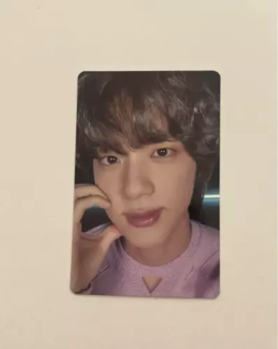 Tarjeta con foto oficial de música universal BTS JIN The Astronaut JPFC FC club de fans POB