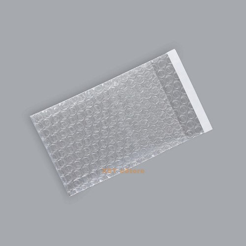 60 Clear Bubble Bags 2.5 x 3 Inch_65 x 80+20mm Small Size Plastic Packing Pouch - Picture 3 of 12