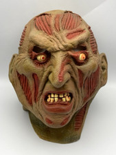 Vintage Halloween Freddy Krueger Full Face Mask 1995 Nightmare On Elm St Horror
