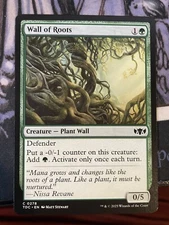 Wall of Roots NM/M Unspecified Set MTG Magic Card EDH Modern Green Staple