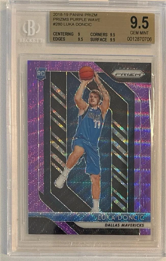 Luka Dončić Grade 9.5 Basketball Sports Trading Cards