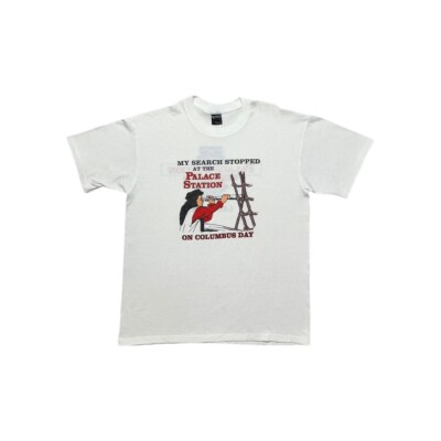 Vintage Palace Station Columbus Day Vegas Casino Funny T-Shirt