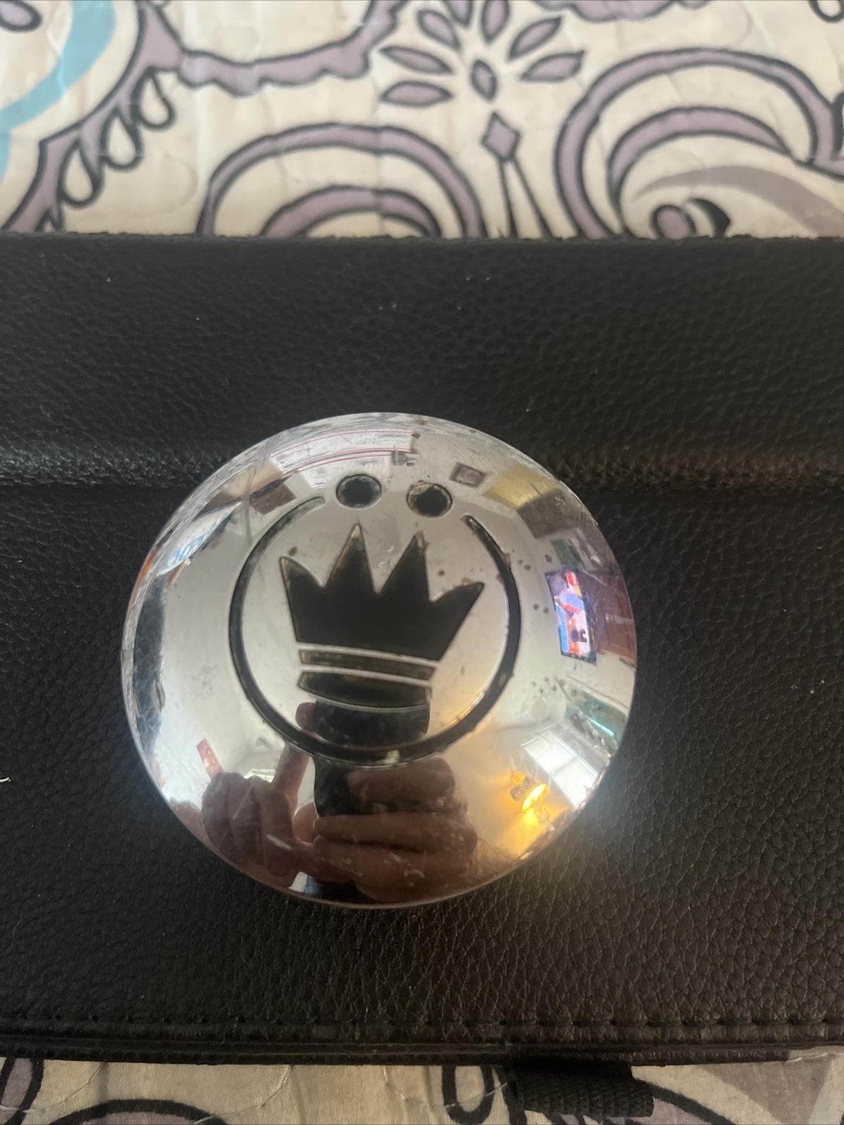 KONIG  L07707 Custom Wheels Chrome Wheel Rim Hub Cover Center Cap (used)-image