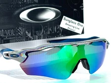 NEW Oakley RADAR EV Path HOLOGRAPHIC Polarized Galaxy Jade Mirror Sunglass 9208