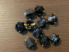 10 New Replacement Wedge Lamp Twist Sockets for Pioneer Receivers (Qty Ava)