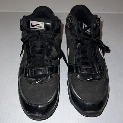 NIKE LAND SHARK LEGACY - Black Mid Football Cleats - Mens 