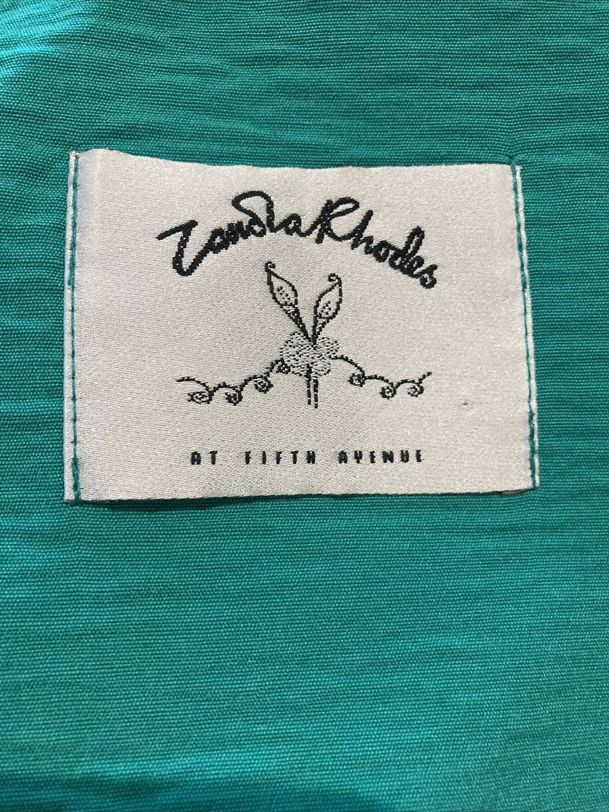 Zandra Rhodes at 5th Avenue Jade Skirt Suit Vintage 1980s, UK Size 14 8