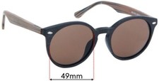SFx Replacement Sunglass Lenses fits Ray Ban RB2180V - 49mm Wide