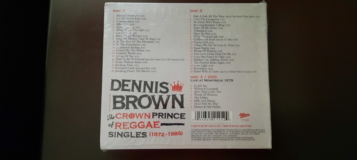 Dennis Brown - Crown Prince Reggae Singles ANTHOLOGY 1972