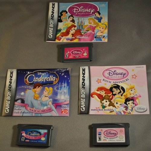 Disney Princess Nintendo Game Boy Advance - 3 Games