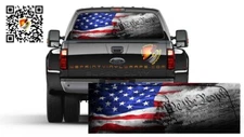 American Flag We The People Gadsden Rear Window Perforated Vinyl Graphic Decal