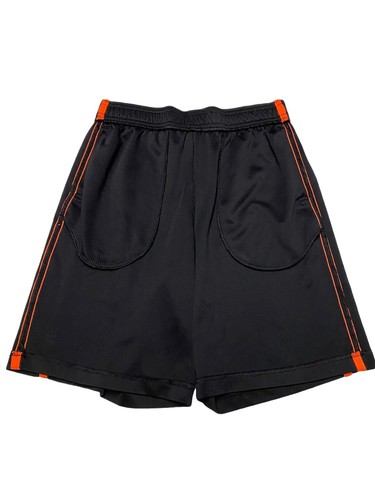 Fila Sport Boys Shorts Size Medium Black/Orange Elastic Waist Performance - Picture 2 of 9