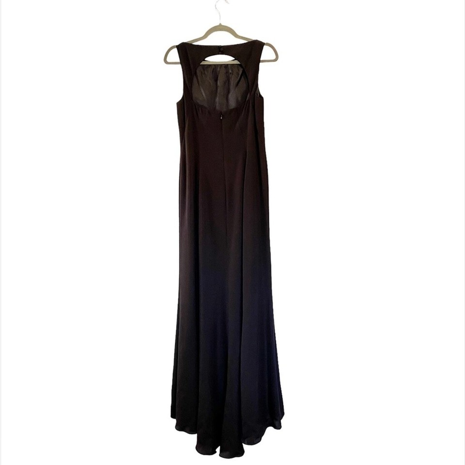 Ann Taylor Black Sleeveless Formal Gown Sz 8 eBay