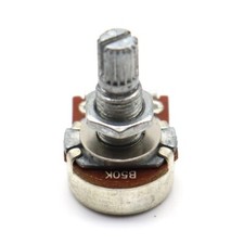 5x B50K Mini Size Metric Guitar Bass Pots 18mm Shaft Linear Taper Potentiometer