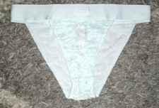 NeW Vs Pink velvet logo string bikini Panty Size small mint