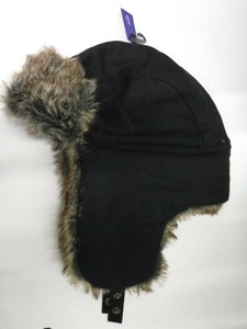 herringbone trapper hat