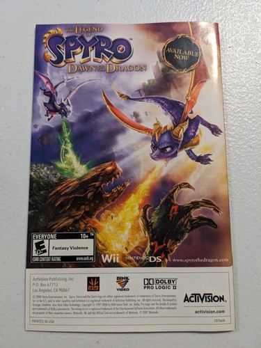Crash Mind Over Mutant (Nintendo Wii, 2008) CIB - Tested - Picture 7 of 7