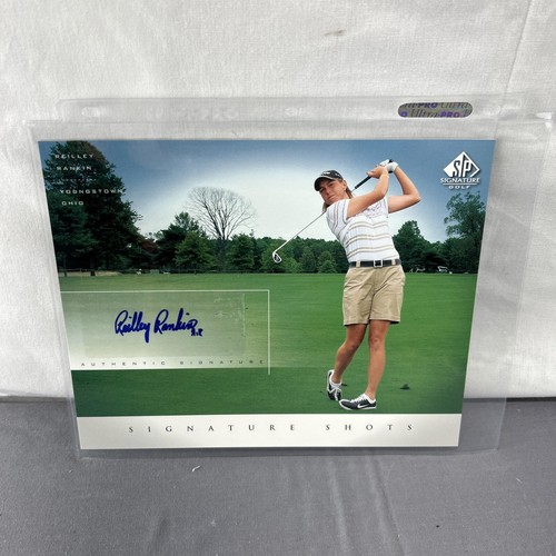 Reilley Rankin certified autographed 2004 SP Signature LPGA Golf 8x10 (RR7)