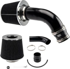New 3" Cold Air Intake Filter Induction Kit Pipe Power Flow Hose System US Stock