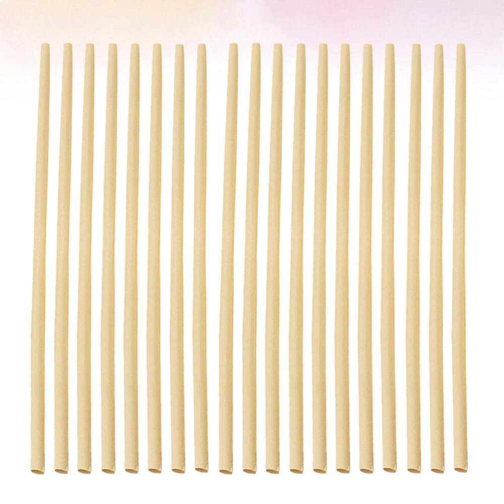 100pcs Straws Brown Straws Biodegradable Straws Birthday Straws Drinking Straws