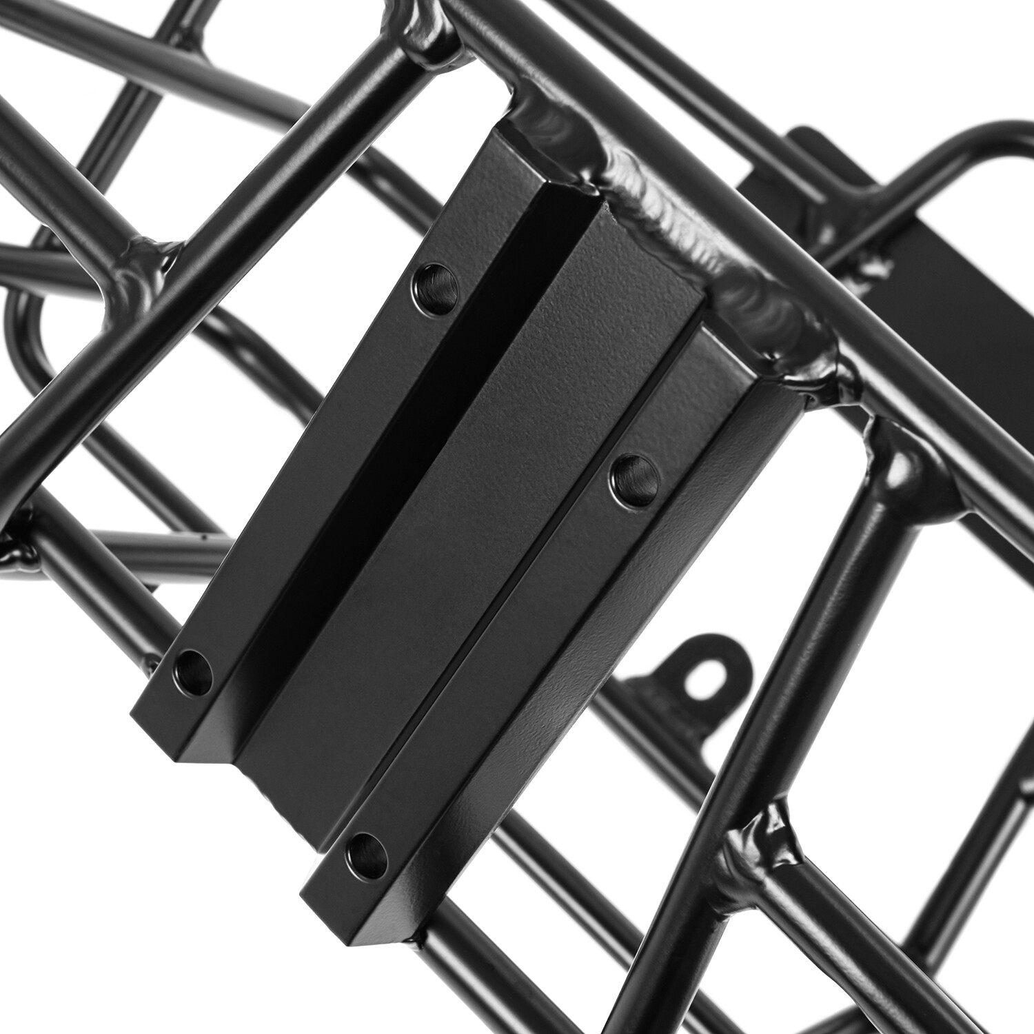Electric Bicycle Bike Front Basket Large Storage Basket for Addmotor Ebike Black
