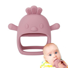 Silicone Baby Teether Toys for Infants 3-6 6-12 Months, BPA Free Anti-Drop Silic