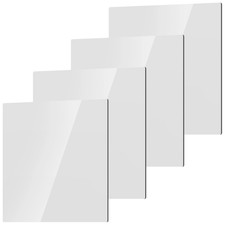 4/8Pcs Acrylic Mirrors Set Self Adhesive Mirror Tiles 2Mm Thick Flexible Unbreak