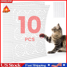 10 packs scat mat for cats, 13x16 inches pet deterrent spikes, indoor outdoor...
