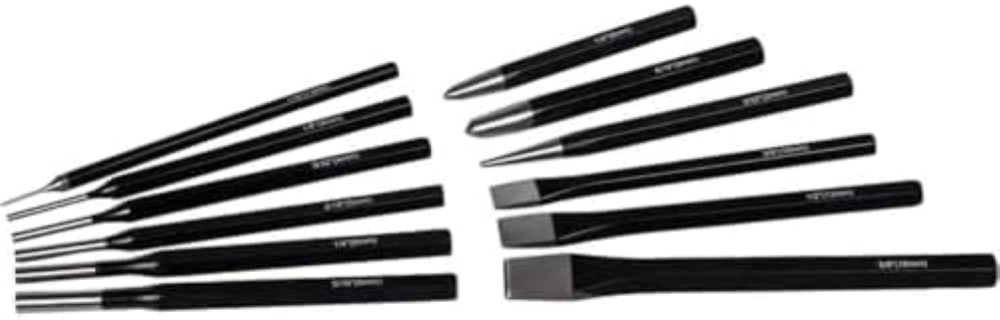 Roughneck Punch & Chisel Set Of 12