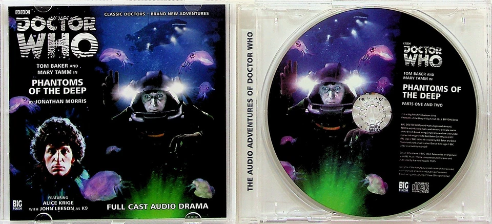 Doctor Who -Phantoms Of The Deep CD Audiobook -Tom Baker (Big Finish 2.5) - Image 2 of 3