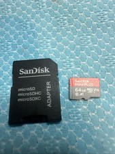 SanDisk Ultra Plus 64GB Micro SD Memory Card w Adapter
