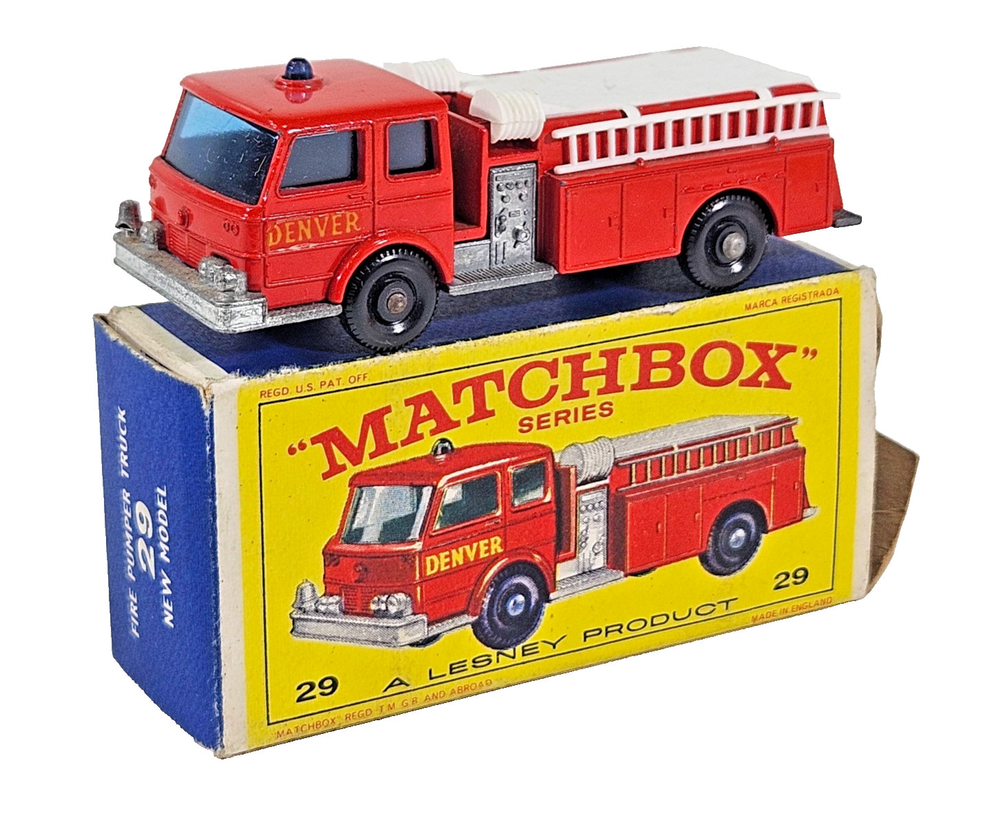 マッチボックス No.29 FIRE PUMPER TRUCK レズニー Matchbox Lesney No 29 Fire Pumper Truck | eBay