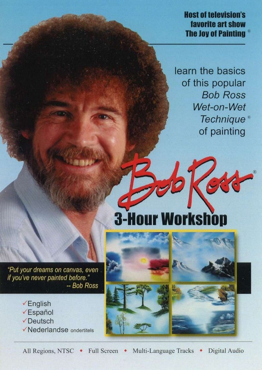 Bob Ross Joy of Painting Series: 3 h Workshop (DVD) for sale