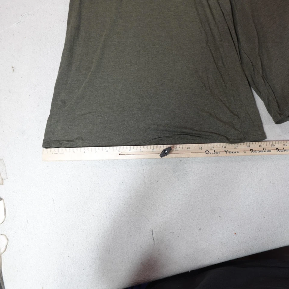 Mono tórrido para mujer 0 verde oliva tejido súper suave pierna ancha correa de espagueti Foto 2 de 4