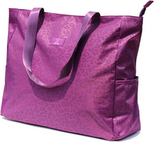 Large Lightweight Water Resistant Beach Bag 20 Inch Womens Oversized Tote Bag fo