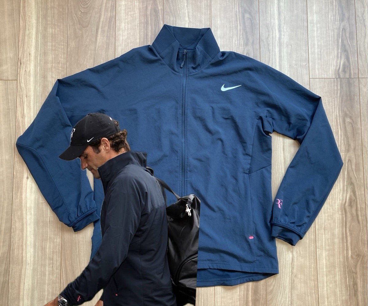 Roger Federer Nike 2013 US Open RF Jacket size:L | eBay