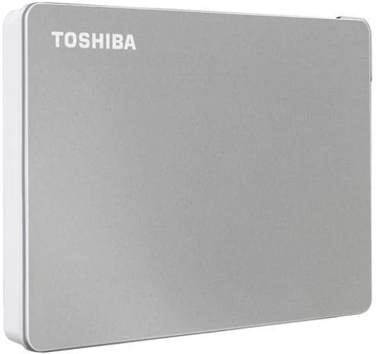 Canvio Flex 2TB Portable Drive - USB-C, USB 3.0, Silver - Image 3 of 4