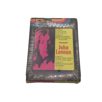 Brand new factory sealed John Lennon Imagine 8 track tape