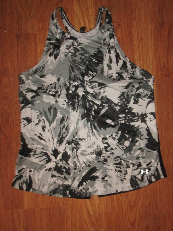 Womens UNDER ARMOUR  athletic tank top shirt sz L Lg