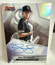2025 Bowman's Best Noah Schultz Refractor Auto Autograph White Sox #B25-NS